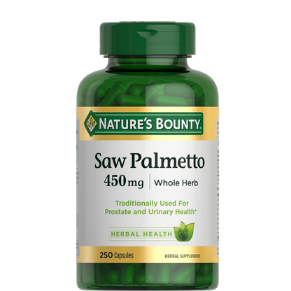 Natures Bounty Saw Palmetto 450 mg 250 Capsulas