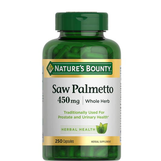 Natures Bounty Saw Palmetto 450 mg 250 Capsulas