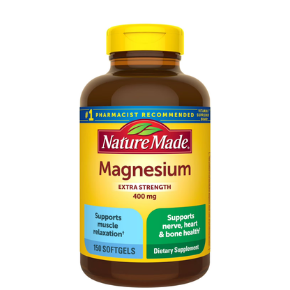 Nature Made extra fuerte magnesio 400 mg , 150 capsulas