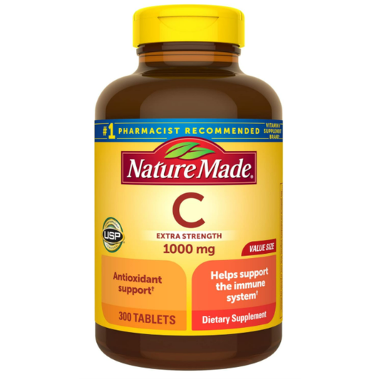 Nature Made- Vitamina C  extra fuerte 1000mg, 300 tabletas