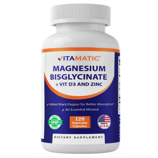 Vitamatic Bisglicinato de magnesio 500 mg - 120 cápsulas