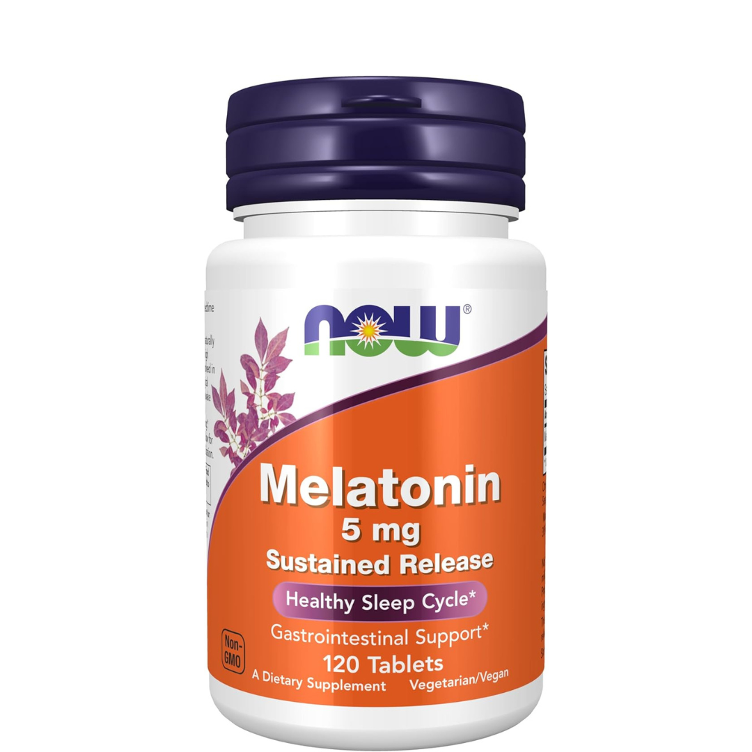 Melatonina 5mg ,  tabletas/cápsulas - Now