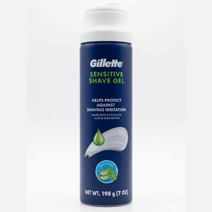 Gillette Sensitive Plus Island Breeze sin alcohol, sin colorantes, sin parabenos 198 gr