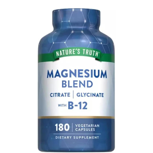 Nature’s Truth Mezcla de magnesio, 250 mg, 180 cápsulas vegetarianas