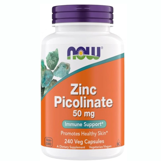 Now Supplements, Picolinato de Zinc 50 mg, 240 Capsulas