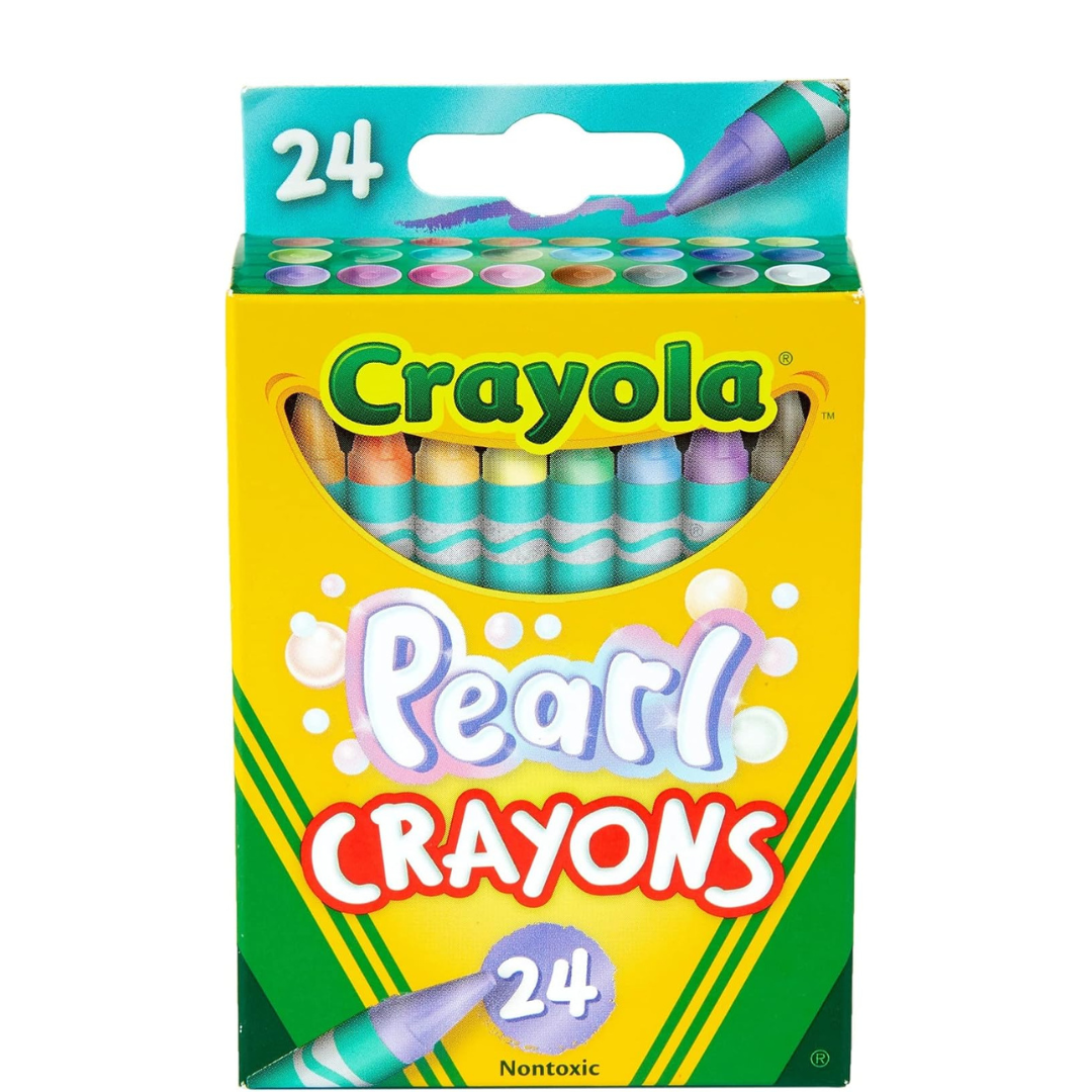 Crayola Crayones de perlas, colores nacarados, 24 unidades