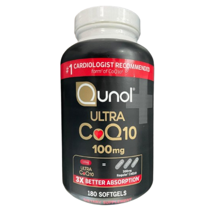 Qunol Ultra CoQ10, 100mg,  150/180 capsulas