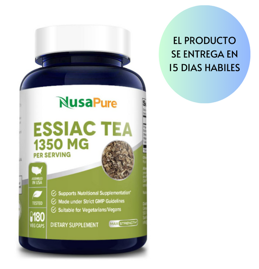 NusaPure Essiac Tea 1350mg , 180 capsulas