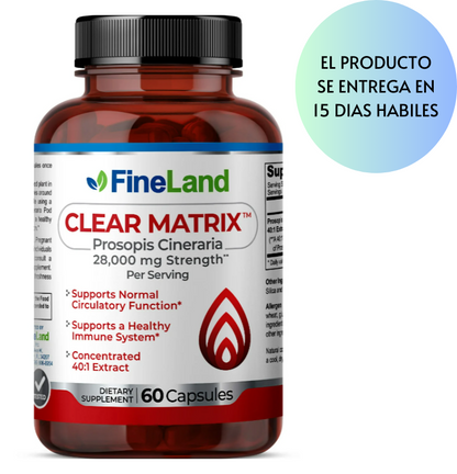 Clear Matrix 28,000mg Fineland , 60 capsulas