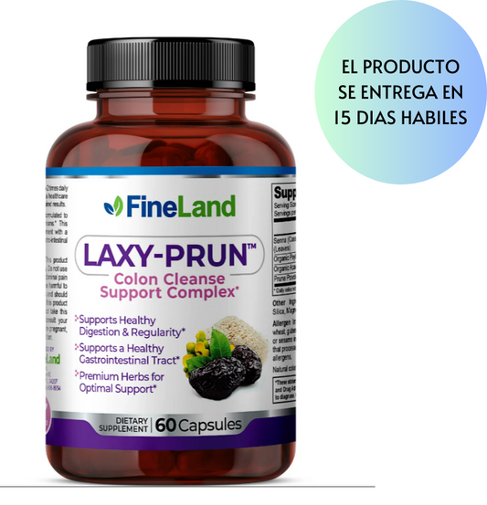 Laxy- Prun colon cleanse Fineland , 60 capsulas
