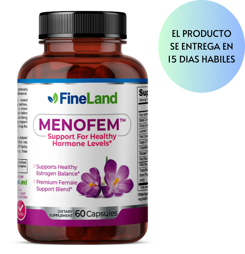 Menofem support for healthy Fineland , 60 capsulas – Beauty Store Peru
