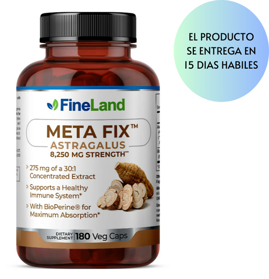 Meta Fix Astragalus 8,250mg -Fineland , 180 capsulas