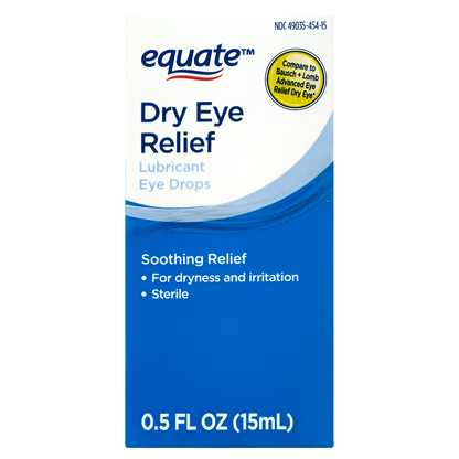 Equate Gotas lubricantes para aliviar los ojos secos