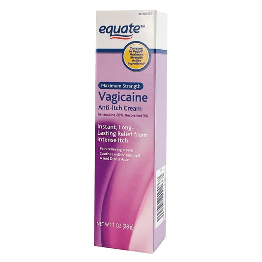 Vagicaine Crema Vaginal Antipicazon, alivio instantaneo, 28 Gramos.