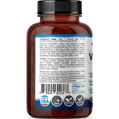Vision Support Complex Visofar vision support complex - Fineland, 60 capsulas – Beauty Store Peru