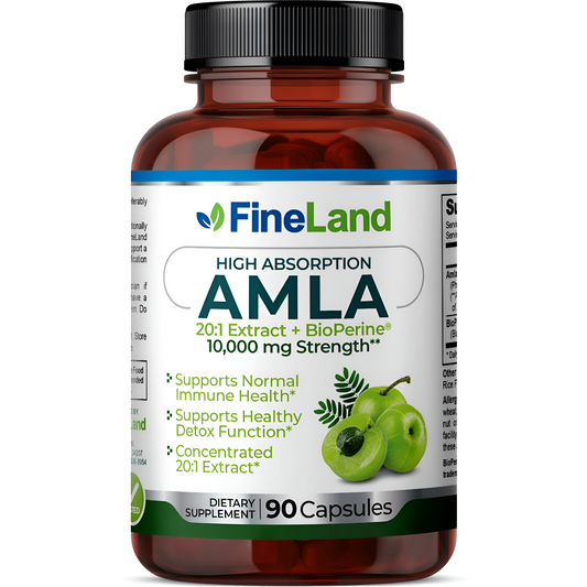 Amla 20:1  Extract + BioPerine 10,000mg , FineLand - 90 capsulas