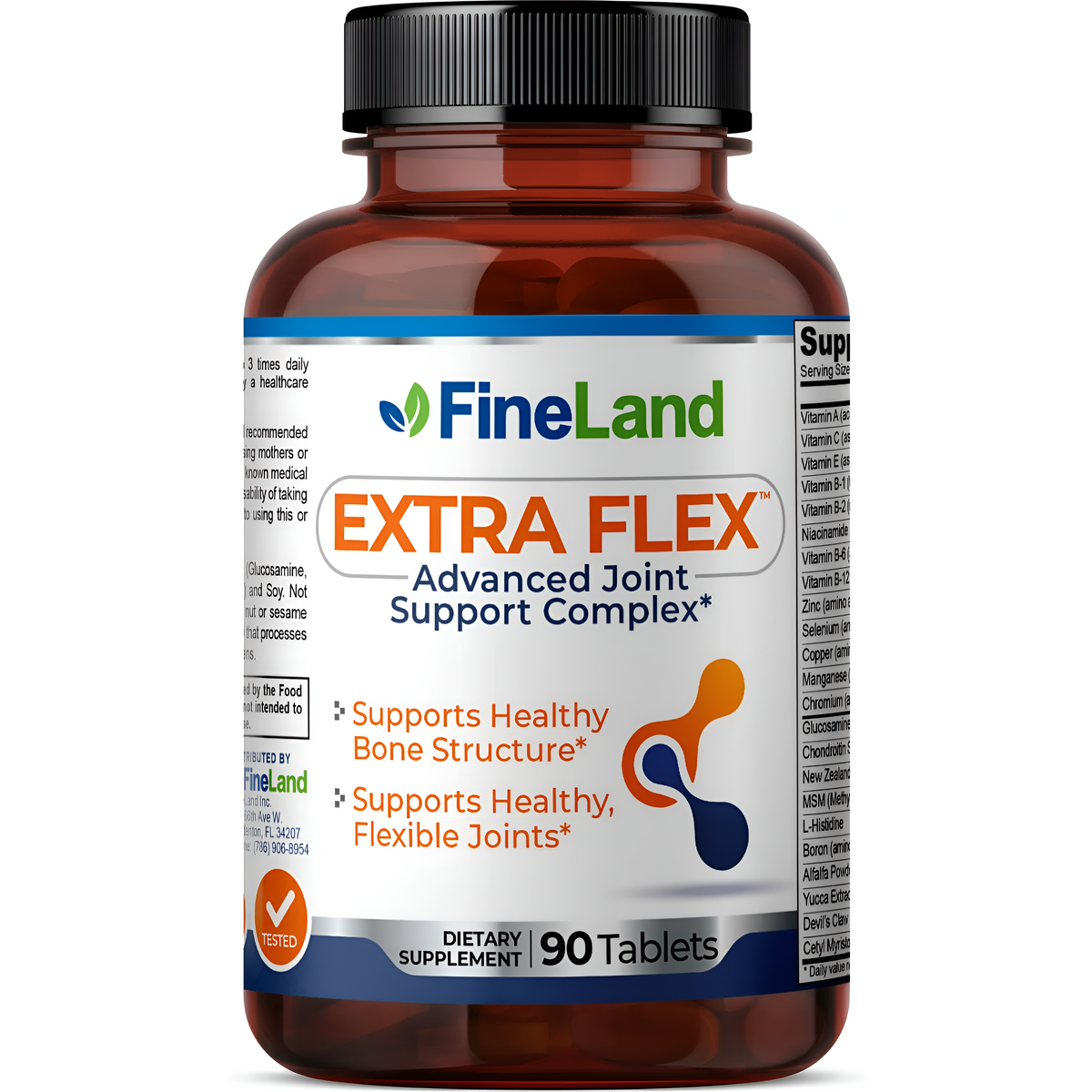 Extra Flex FINELAND 90 tabletas advanced joint – Beauty Store Peru