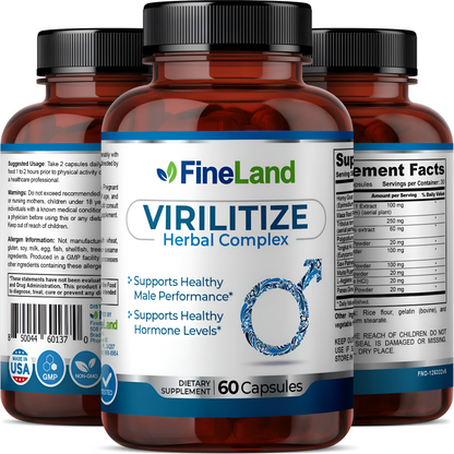 Virilitize herbal complex - Fineland , 60 capsulas