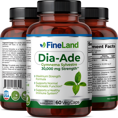 Dia-Ade  gimnema sylvestre Fineland , 60 capsulas