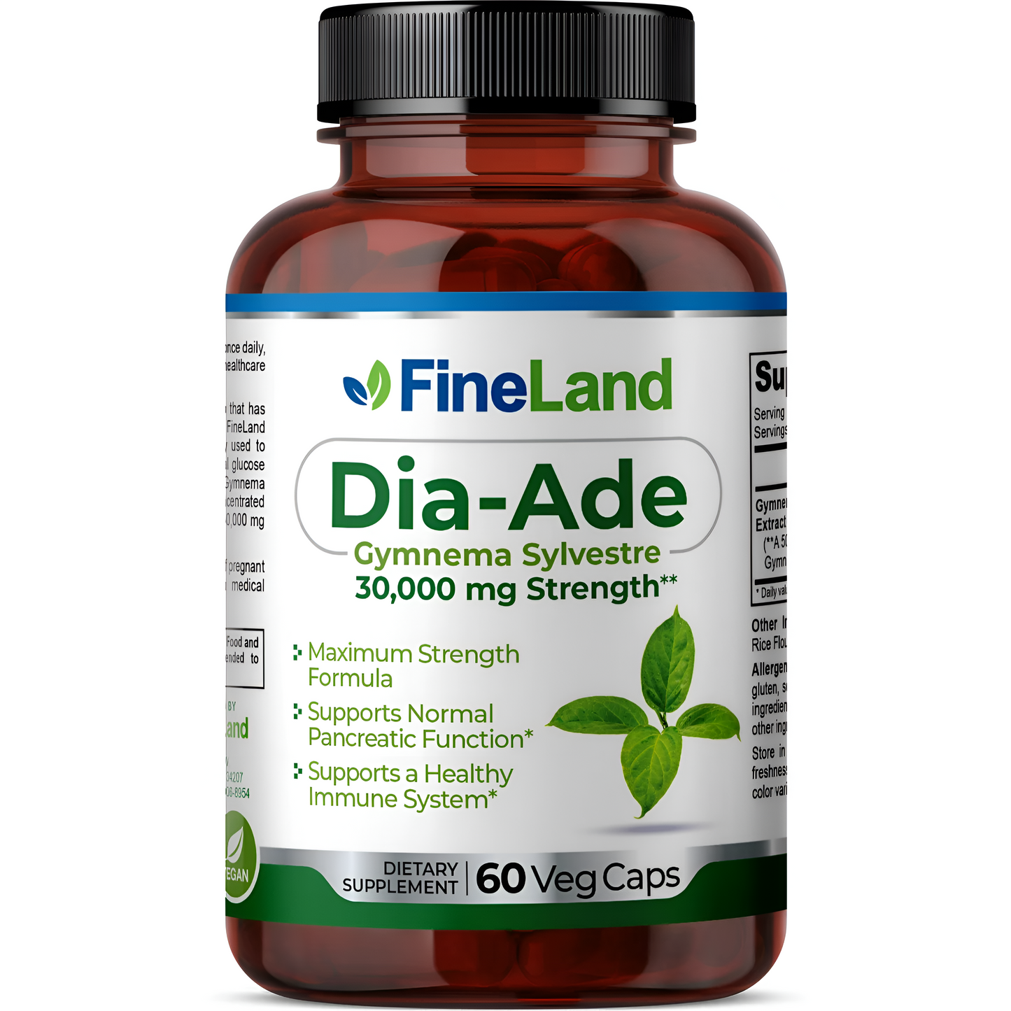 Dia-Ade  gimnema sylvestre Fineland , 60 capsulas