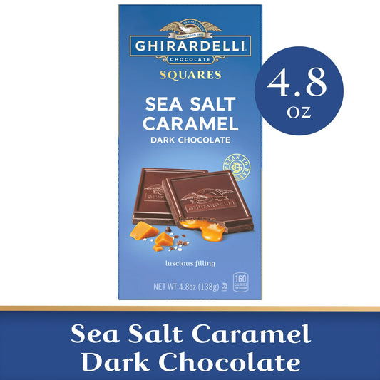 GHIRARDELLI Dark Chocolate Sea Salt Caramel 138g