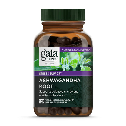 Gaia herbs- Ashwagandha Root , 120 capsulas