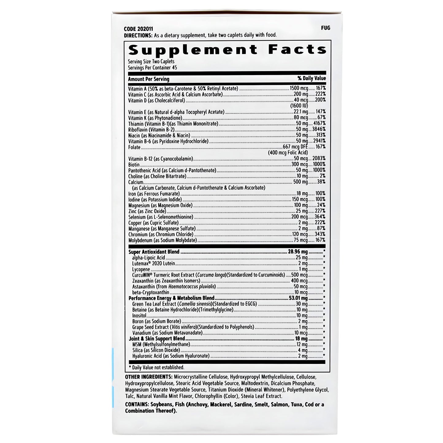 GNC Women's Multivitaminico  Ultra Mega -  Tabletas