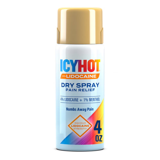 Icy Hot con Lidocaina Dry Spray Plus Menthol 113g
