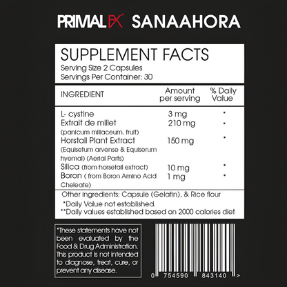 Innerx aumenta el crecimiento del Cabello , 60 Capsulas - PrimalFX