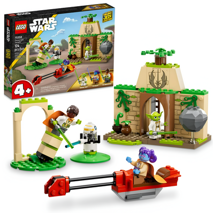 LEGO Star Wars 75358 Templo Jedi Tenoo  Juguete de construcción con figuras de Kai Brightstar y Yoda, set inicial de juguetes de Star Wars + 4 años