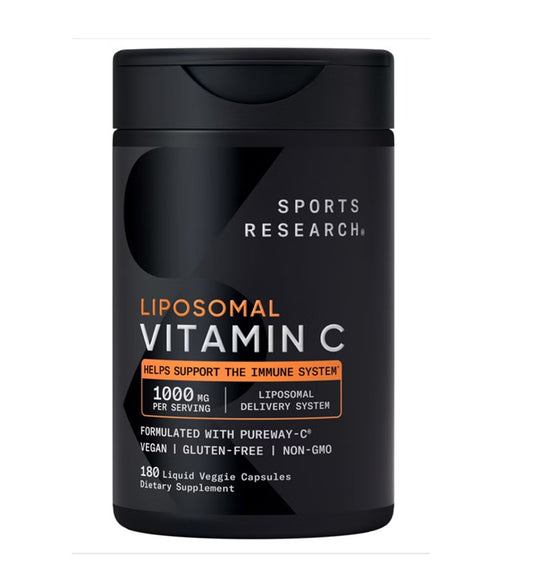Vitamina C Liposomal Sport Research - 180 Capsulas