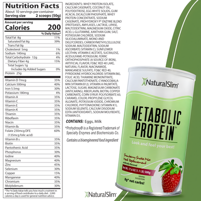 Natural Slim - METABOLIC PROTEIN 500gr