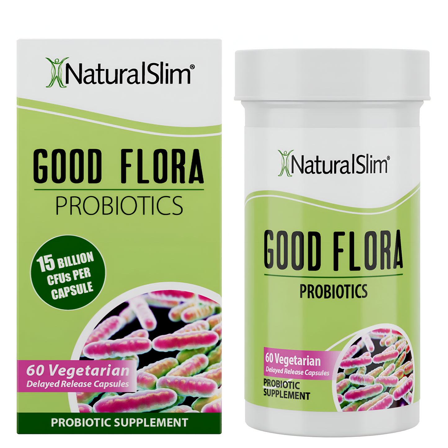 Good Flora™- Probiotics - Natural Slim  60 Capsulas