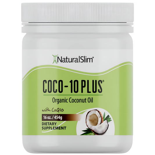 NaturalSlim Coco-10 Plus - Aceite de Coco con CoQ10
