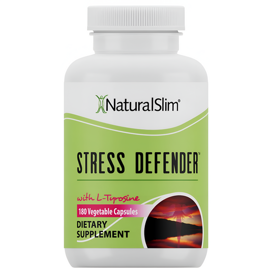Stress Defender con L-Tyrosine , 180 Capsulas - NaturalSlim
