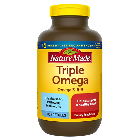 Nature Made Triple Omega-3-6-9, 180 unidades