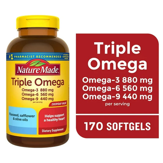 Nature Made Triple Omega 170 Count