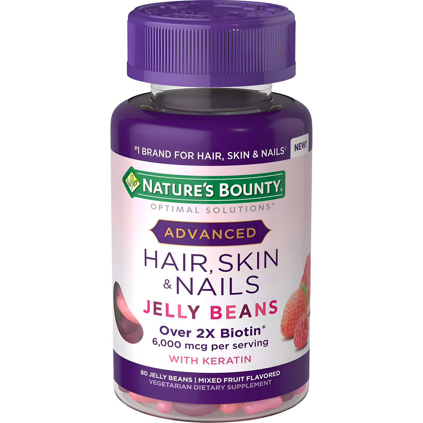 Nature's Bounty Hair, Skin and Nail Biotin 80 gomitas