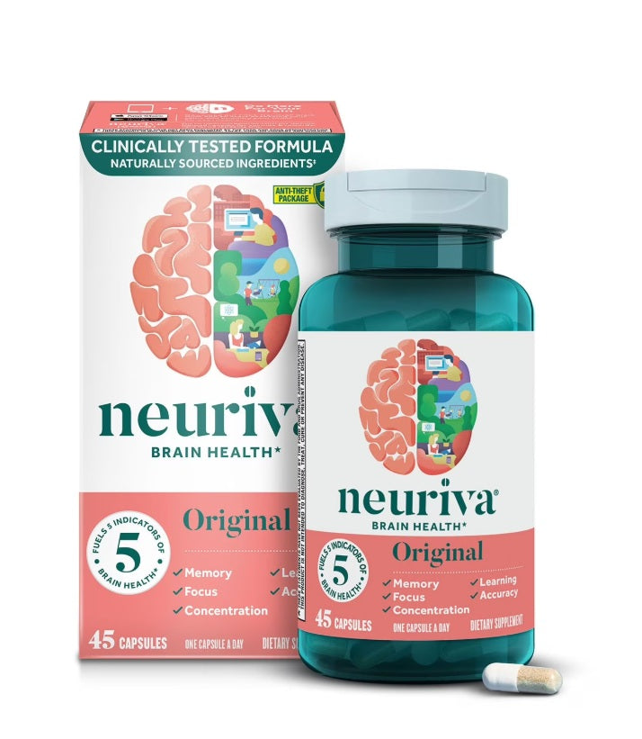NEURIVA Suplemento cerebral original 45 Capsulas
