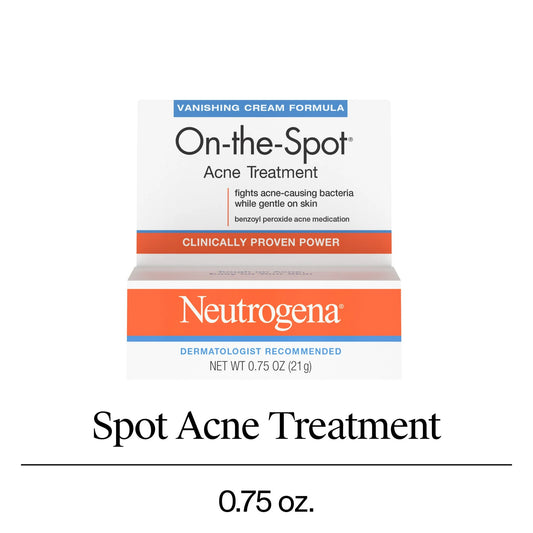 Tratamiento para el acné Neutrogena On-The-Spot con peróxido de benzoilo, 21g
