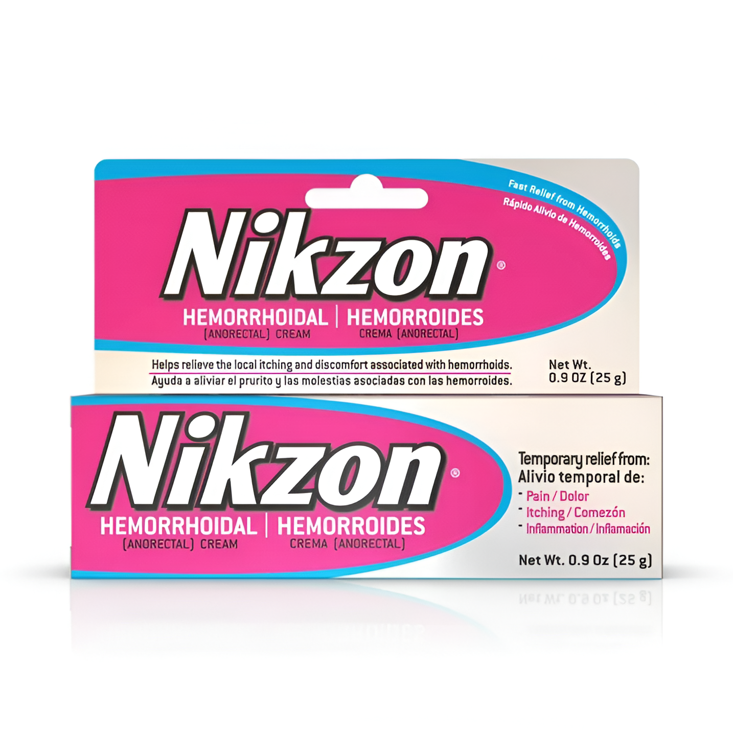 Nikzon Crema de tratamiento calmante para la picazón hemorroidal, 0.9 oz