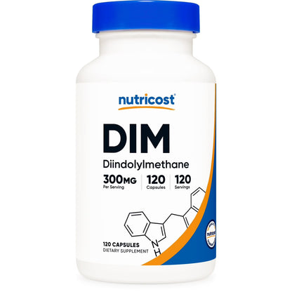 Nutricost DIM (Diindolylmethane) 300mg, 120 Capsulas
