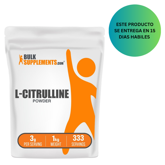 BulkSupplements L citrulina pura en polvo, 1 kg