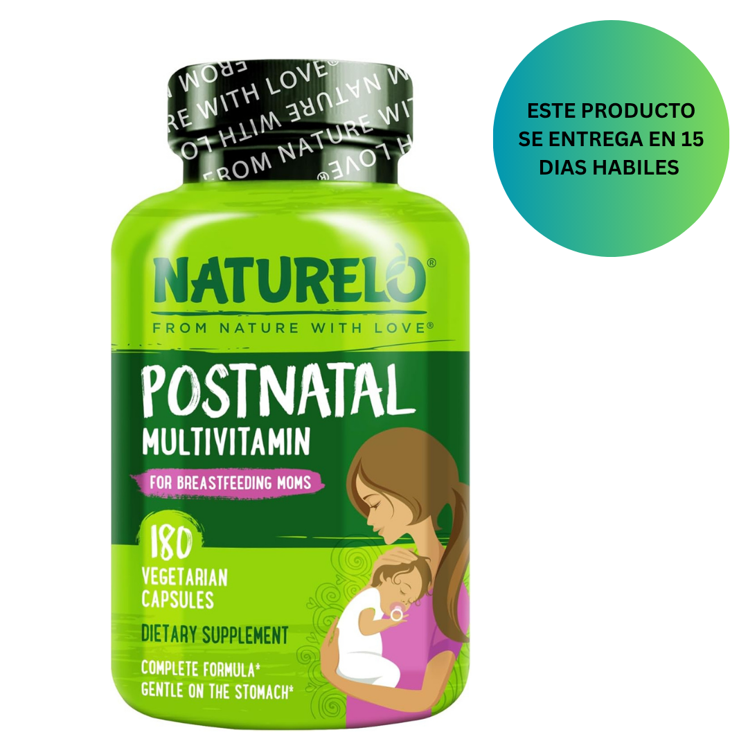 Naturelo, Post-natal multivitaminico, 180 capsulas vegetarianas
