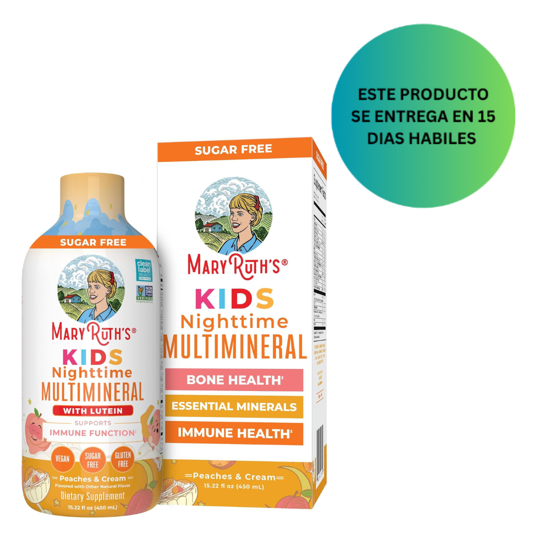 Suplemento Líquido Nocturno Multimineral para Niños de MaryRuth's | 450ml