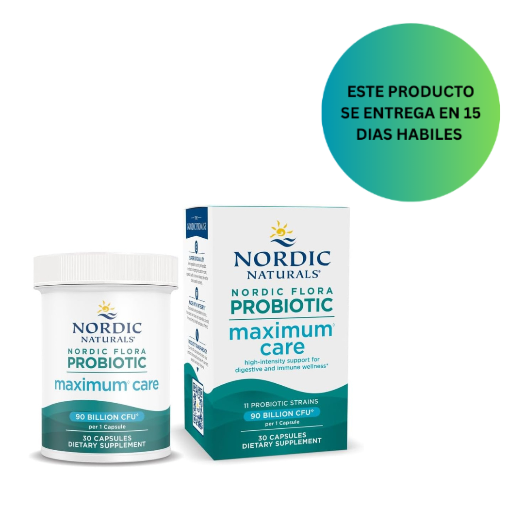 Nordic Flora Probiotic Maximum Care, 30 Capsulas
