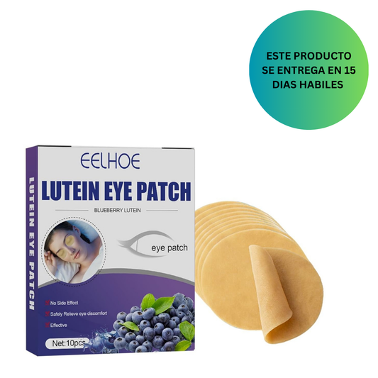 Parches refrescantes de luteína de arándano, 10 pcs