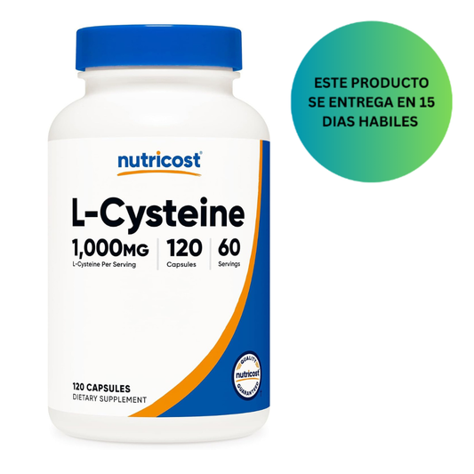 Nutricost L-cisteína 1000 mg, 120 cápsulas