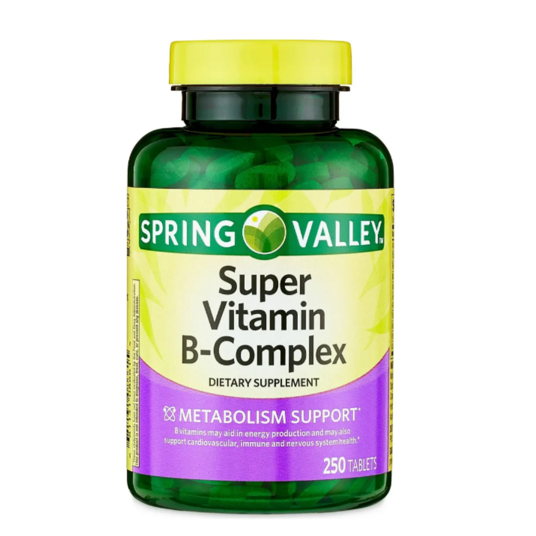 Super Vitamin B complex - Spring Valley - 250 Tabletas