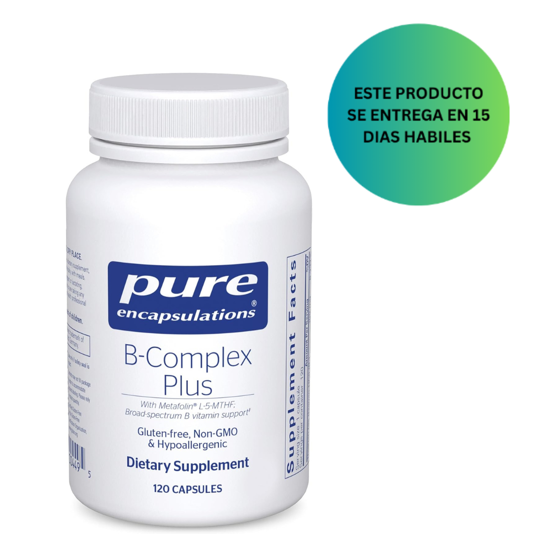 Pure Encapsulations B-Complex Plus, 120 Capsulas